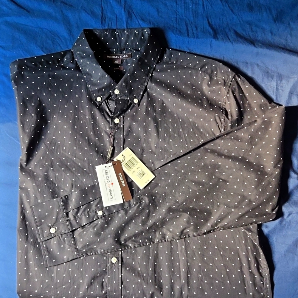 Michael Kors, long sleeve button up shirt